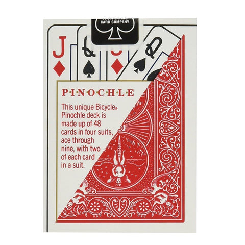 Bicycle Pinochle Standard cards (Red) - Hobby.lt 🇬🇧