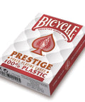 Bicycle Prestige Jumbo poker cards (Red) - Hobby.lt 🇬🇧