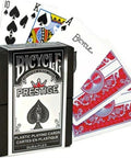 Bicycle Prestige Standard cards (Red)