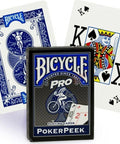 Bicycle Pro Poker Peek playing cards Blue - Hobby.lt 🇬🇧