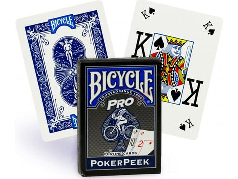 Bicycle Pro Poker Peek playing cards Blue - Hobby.lt 🇬🇧