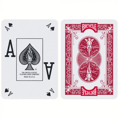 Bicycle Pro Poker Peek playing cards Red