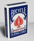 Bicycle Rider Back 808 black seal playing cards blue