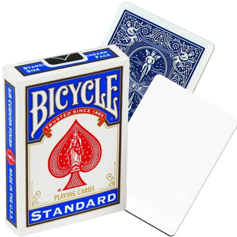 Bicycle Rider back no face cards (Blue)