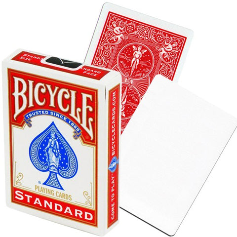 Bicycle Rider back no face cards (Red)