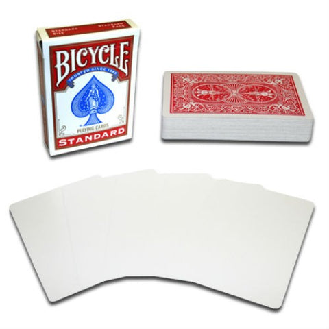 Bicycle Rider back no face cards (Red)