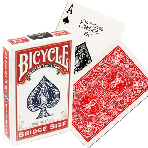 Bicycle Rider Back Bridge Size cards deck (Red) - Hobby.lt 🇬🇧