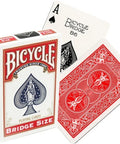 Bicycle Rider Back Bridge Size cards deck (Red)