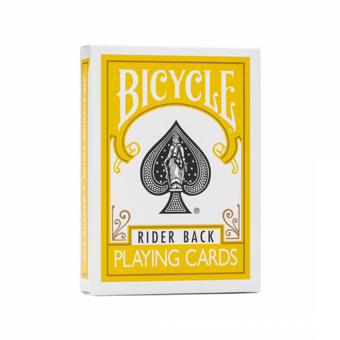 Bicycle Rider Back playing cards (Yellow)