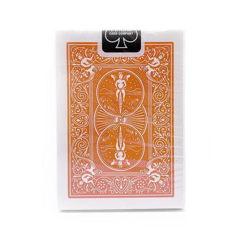 Bicycle Rider Back playing cards (Orange)