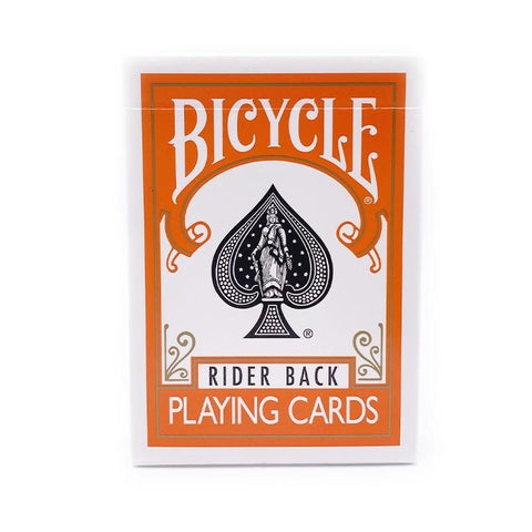 Bicycle Rider Back playing cards (Orange)