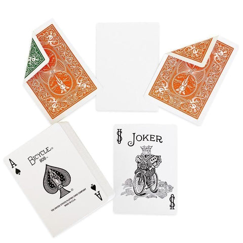 Bicycle Rider Back playing cards (Orange)