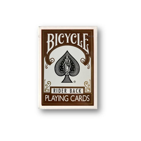 Bicycle Rider Back playing cards (Brown)