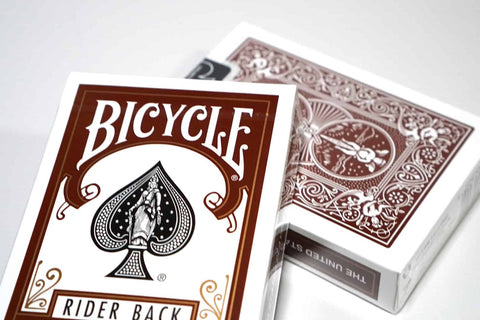 Bicycle Rider Back playing cards (Brown)