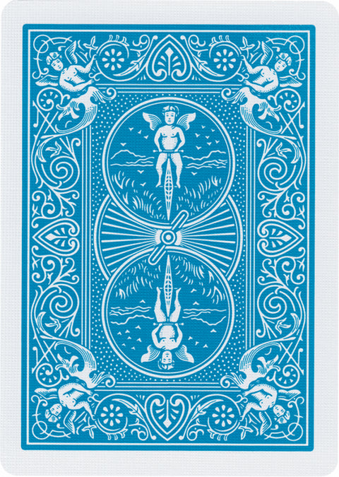 Bicycle Rider Back playing cards (Turquoise)