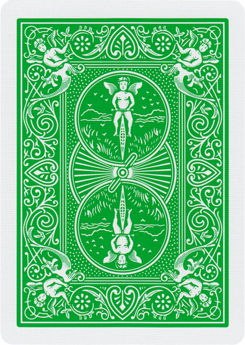 Bicycle Rider Back playing cards (Green)