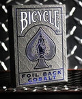 Bicycle Rider Back Metal Luxe playing cards (Blue) - Hobby.lt 🇬🇧