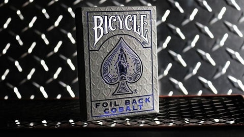 Bicycle Rider Back Metal Luxe playing cards (Blue) - Hobby.lt 🇬🇧