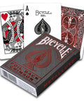 Bicycle Rider Back Metal Luxe playing cards (Red) - Hobby.lt 🇬🇧