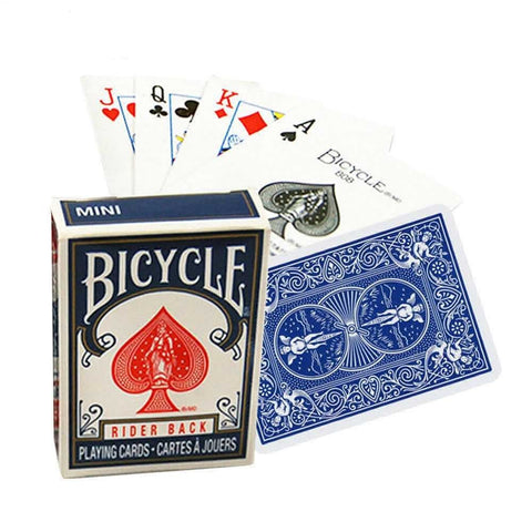 Bicycle Rider Back Mini cards deck (Blue) - Hobby.lt 🇬🇧