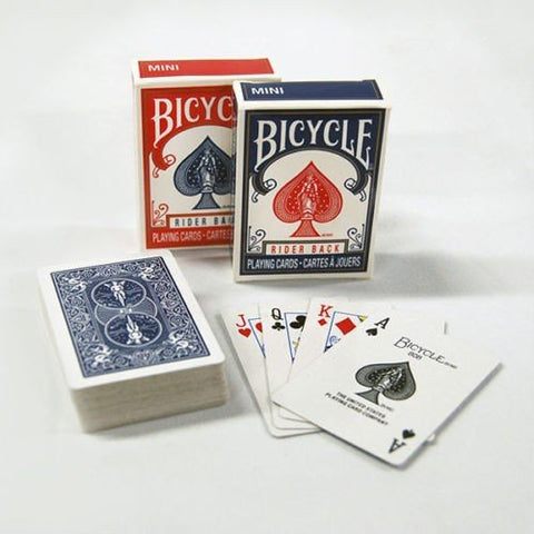 Bicycle Rider Back Mini cards deck (Red) - Hobby.lt 🇬🇧