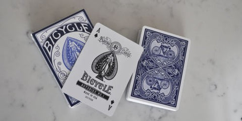 Bicycle Rider Back Mini cards deck (Blue)