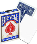 Bicycle Rider back no face cards (Blue)