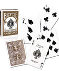 Bicycle Rider Back playing cards (Brown) - Hobby.lt 🇬🇧