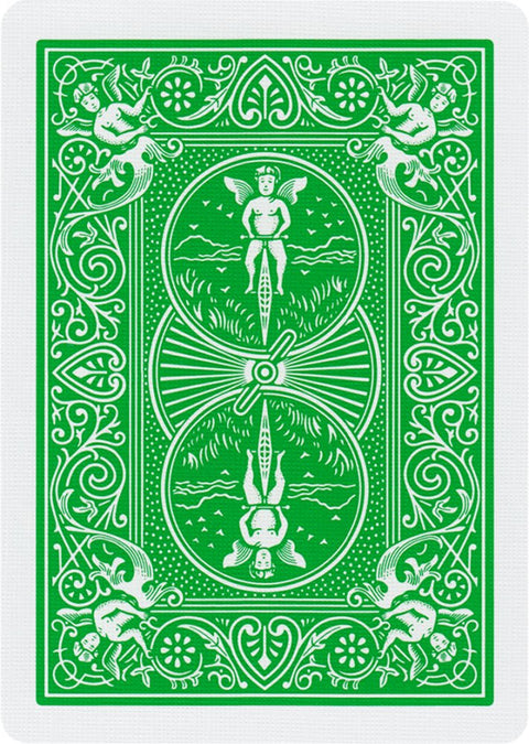 Bicycle Rider Back playing cards (Green) - Hobby.lt 🇬🇧