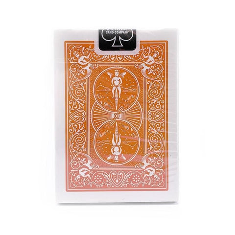 Bicycle Rider Back playing cards (Orange) - Hobby.lt 🇬🇧