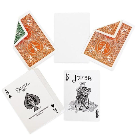 Bicycle Rider Back playing cards (Orange) - Hobby.lt 🇬🇧