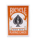 Bicycle Rider Back playing cards (Orange) - Hobby.lt 🇬🇧