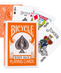 Bicycle Rider Back playing cards (Orange) - Hobby.lt 🇬🇧