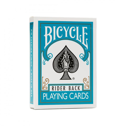 Bicycle Rider Back playing cards (Turquoise) - Hobby.lt 🇬🇧