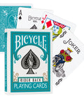 Bicycle Rider Back playing cards (Turquoise)