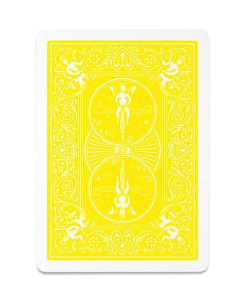 Bicycle Rider Back playing cards (Yellow) - Hobby.lt 🇬🇧