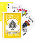 Bicycle Rider Back playing cards (Yellow)