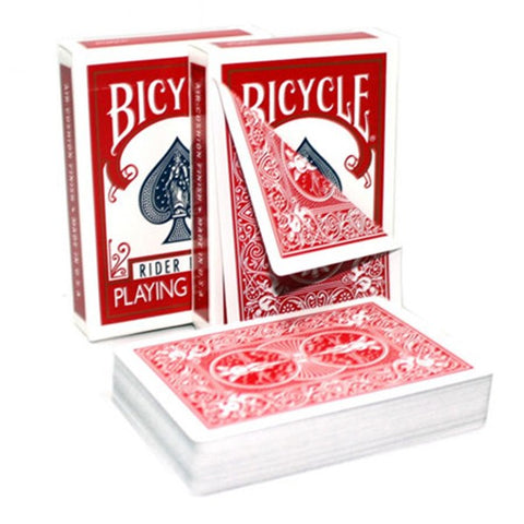 Bicycle Rider Double Back playing cards (Red)