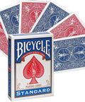 Bicycle Rider Double Back Red Blue cards