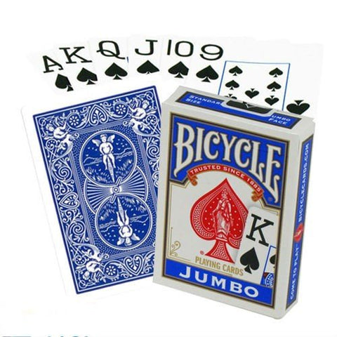 Bicycle Rider Jumbo poker cards (Blue) - Hobby.lt 🇬🇧