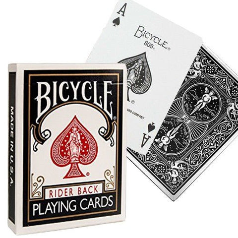 Bicycle Rider Standard poker cards (Black) - Hobby.lt 🇬🇧