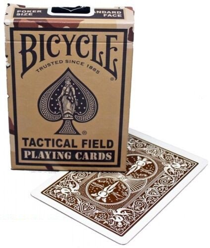 Bicycle Tactical Field brown playing cards - Hobby.lt 🇬🇧