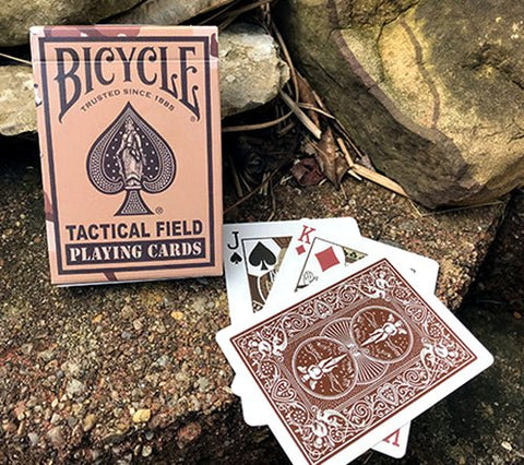 Bicycle Tactical Field brown playing cards - Hobby.lt 🇬🇧