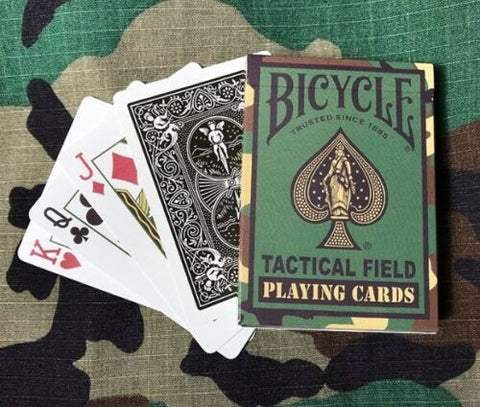 Bicycle Tactical Field green playing cards