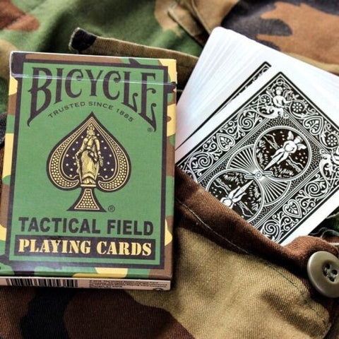 Bicycle Tactical Field green playing cards