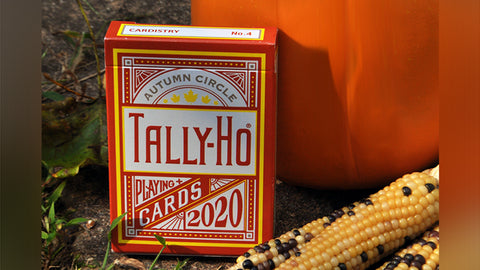 Bicycle Tally-Ho Autumn circle cards