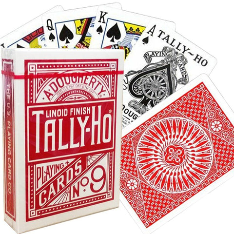 Bicycle Tally - Ho Circle cards (Red) - Hobby.lt 🇬🇧