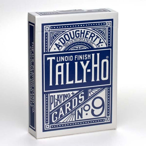 Bicycle Tally - Ho Fan back cards (Blue) - Hobby.lt 🇬🇧