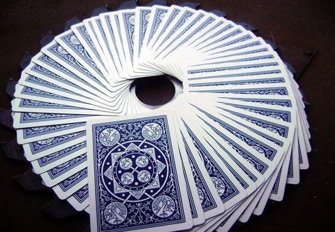 Bicycle Tally - Ho Fan back cards (Blue) - Hobby.lt 🇬🇧