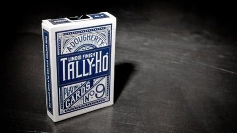 Bicycle Tally-Ho Fan back cards (Blue)